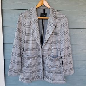 Plaid blazer M